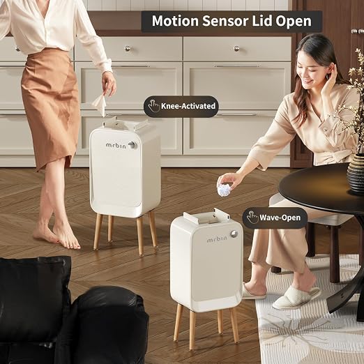 MRBIN Motion Sensor Bathroom Trash Can - Image 3