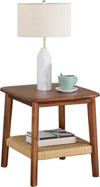 Alaterre Furniture Calais 2-Tier Solid Wood End Table by AlaterreFurniture