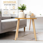 FORAOFUR Side Table, Modern Small End Table, Wood Nightstand - Image 6
