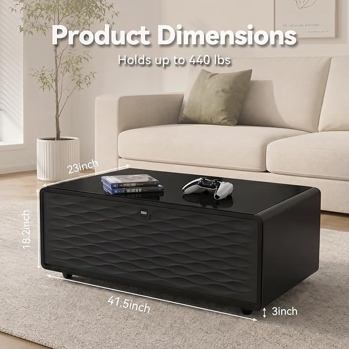LIVTAB Smart Coffee Table, Living Room Table - Image 2