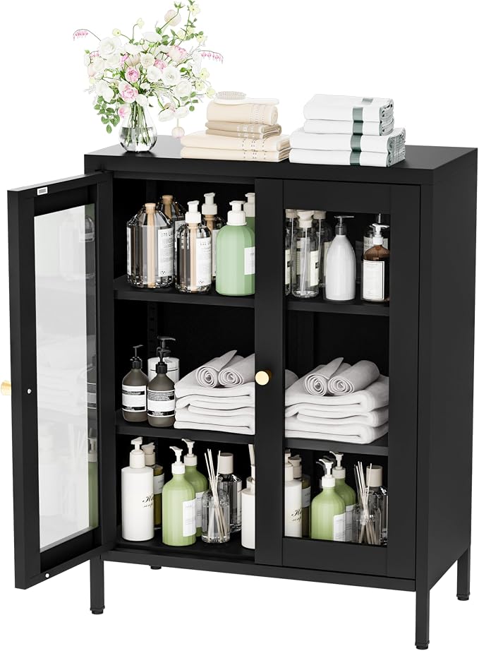 YAUWOH Metal Bathroom Cabinet by YAUWOHFactoryOutletsColorfulMetalFurniture
