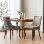 Modern Dining Chairs Set of 2, High Back Dining Chairs Side Chairs - Image 2
