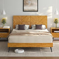 Bme Rhombus Queen Bed Frame – Solid Rubber Wood by Bme