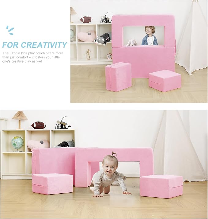 Elftopia Modular Kids Sofa, Toddler Couch Foam Armchair - Image 5