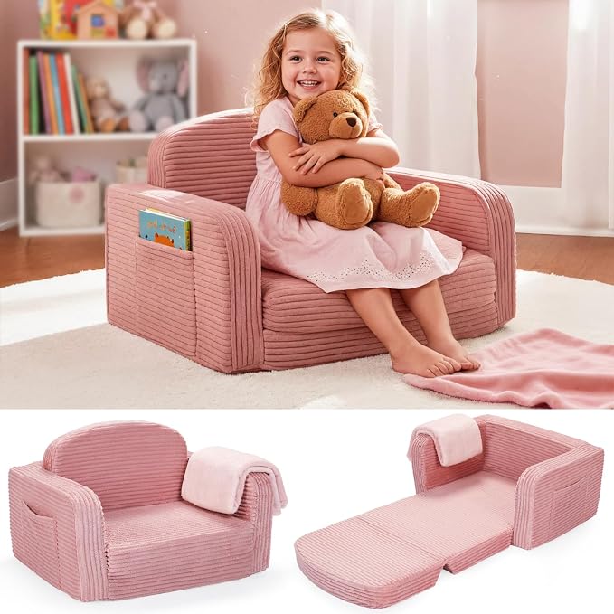 Foryoomi 2 in 1 Convertible Kids Couch by Unknown