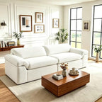 Vesgantti 118" Modular Sectional Couch, Comfy Corduroy Upholstered Cloud Couches by Vesgantti