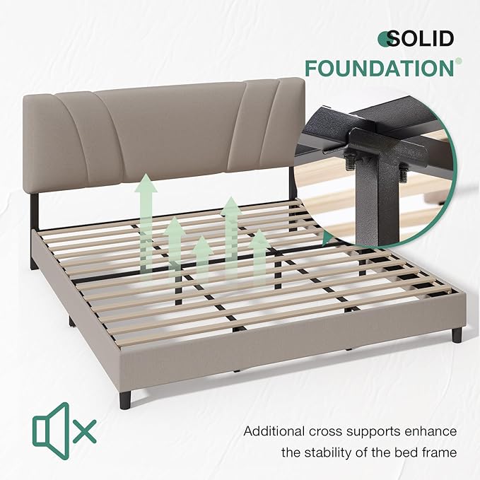 Novilla King Size Bed Frame - Image 6