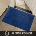 Sturdy Front Door Mat, Absorbent Muddy Dirt Resist Welcome Door Mats Outdoor - Image 6