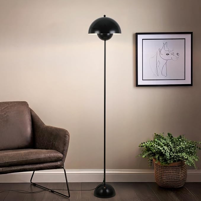 COSYLUX Modern Floor Lamp for Living Room, Industrial Tall Standing Lamp for - Image 2