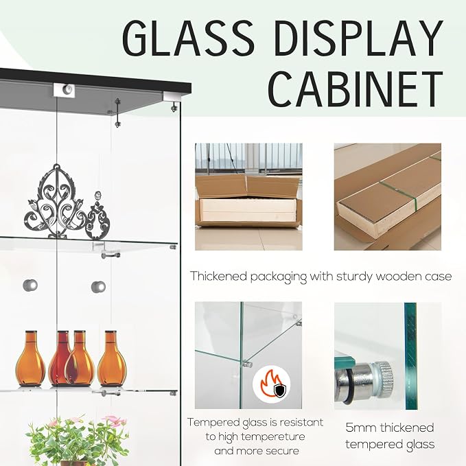 FANYUSHOW Glass Display Cabinet - Image 5