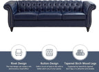 QHITTY 3 Piece Living Room Set, Sectional Chesterfield Sofa Chair Contemporary - Image 8