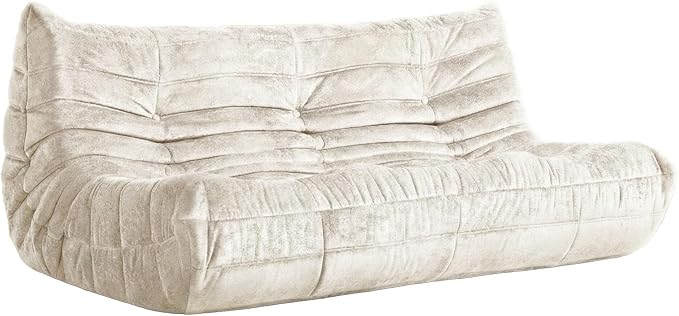 Bean Bag Chair, 3 Seater Fireside Chair, Giant Bean Bag Chairs by Cansunna