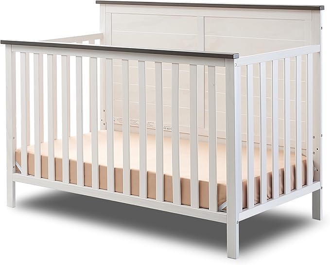 Sorelle Furniture Ashley Crib, Classic 4-in-1 Convertible Pannel Crib, Baby by SorelleFurniture