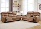 ANJ 2-Piece Faux Leather Power Recliner Sofa Set by ANJ