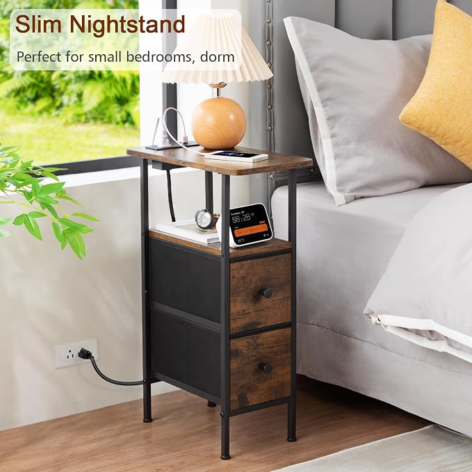 LOAKEKEL Narrow End Table Living Room - Image 6