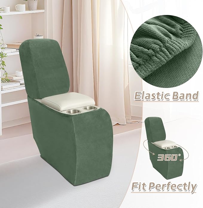 Arfntevss Sectional Recliner Couch Covers Velvet Corner Sectional Sofa Cover - Image 6
