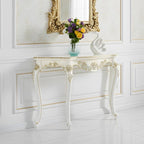 Vintage French Console Table, Wood Entryway Table - Image 7