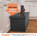 COSYLAND Ottoman Bench with Storage - Image 5