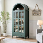 RowyPoey Farmhouse Arched Cabinet - Image 4