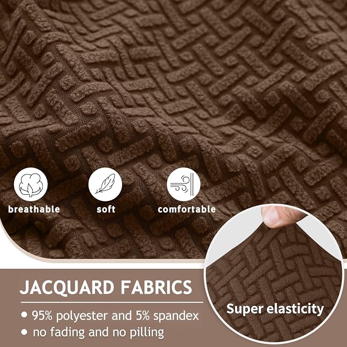 ALIECOM 100% Waterproof Recliner Sectional Couch Covers L Shape Stretch Corner - Image 5
