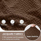 ALIECOM 100% Waterproof Recliner Sectional Couch Covers L Shape Stretch Corner - Image 5