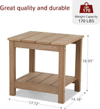 Stoog 3-Piece Patio Bistro Set, All-Weather Rocking Chairs Set of 2 - Image 6