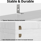 IRONCK Bookshelves and Bookcases Floor Standing 6 Tiers Display Storage Shelves - Image 6