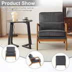 Karl home Mid-Century Modern Accent Chair, Living Room Chairs - Image 5
