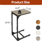 WLIVE C Shaped End Table, Small Couch Side Tables - Image 3