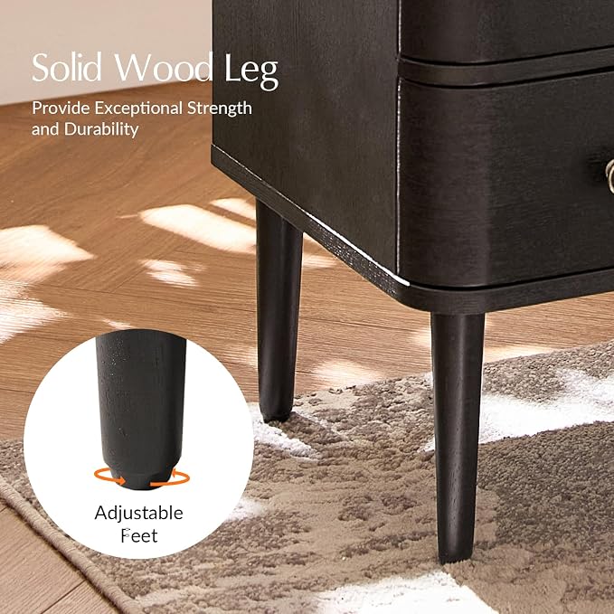 HULALA HOME Modern End Table Set of 2 - Image 5
