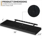 Fun Memories 36 Inch Floating Shelves - Image 3