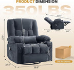 Swivel Recliner Chair for Adults - Image 2