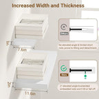 24 Inch Floating Shelves, 12 Inch Deep Floating Shelves - Image 3