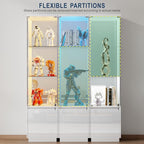 HNEBC Corner Glass Display Cabinet - Image 6