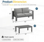 Solaste Aluminum Patio Furniture Set - Image 2