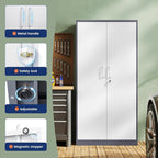 Yizosh Metal Garage Storage Cabinet - Image 4