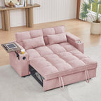 hansones ​66" Multi-Functional Pull-Out Sofa Bed - Image 5