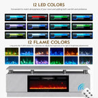 70" TV Stand for Living Room, Entertainment Center - Image 5