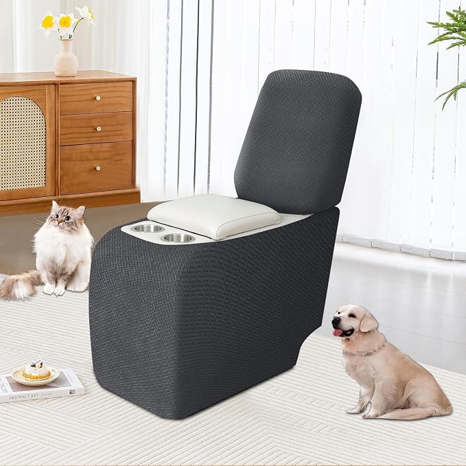 ALIECOM Recliner Sectional Couch Covers L Shape Stretch Corner Reclining - Image 2