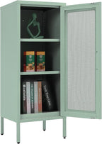 Slim Metal Storage Cabinet by Albad