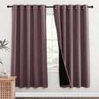 NICETOWN 100% Blackout Window Curtain Panels, Full Light Blocking Drapes by NICETOWN