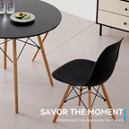 5-Piece 35.5" Round Dining Table Set, Small Kitchen Table Chairs Set of 4 - Image 6