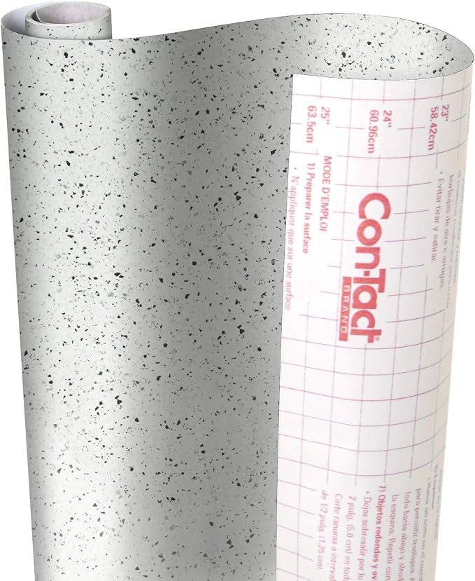 Con-Tact Brand Creative Covering, Self-Adhesive Shelf Liner, Granite Black and - Image 4