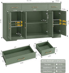 HOSTACK Buffet Sideboard Cabinet - Image 3