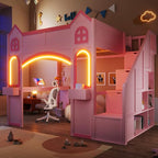 Princess-Themed Castle Loft Bed - Image 3