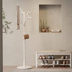 Muwuele Coat Rack, Solid Wood Coat Rack Freestanding - Image 2