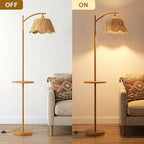 Oneach 63.5" Floor Lamp with Table - Image 5