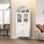 VEXPOR 73" Tall Arched Kitchen Pantry Cabinet - Image 7