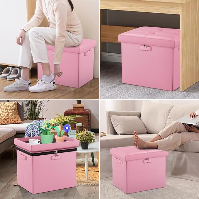 DocSafe Storage Ottoman Foot Rest Stool - Image 5