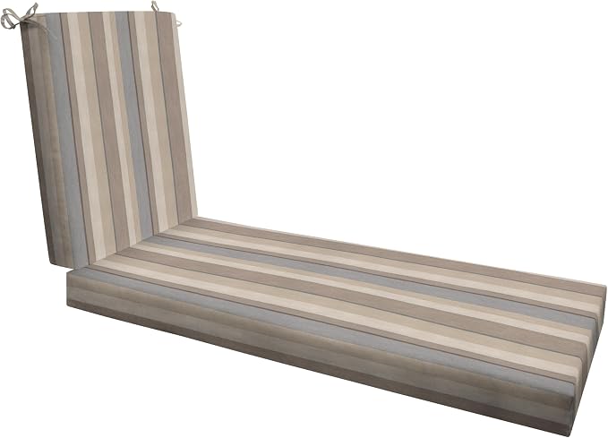Honeycomb Outdoor Chaise Lounge Cushion by Honeycomb